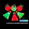 3/6Pcs Luminous Badminton Balls Set, Nylon Sport Badminton, Colorful Light-up Shuttlecocks for Indoor/Outdoor Sports