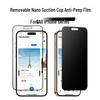 Detachable Nano Frame Anti-Blue Light Privacy Screen Protector for Apple iPhones