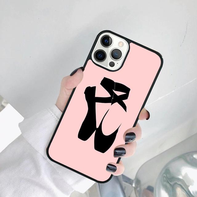 Ballerina Ballet Shoes Dance Girl Phone Case Cover For iPhone 17 Air 15 16 14 11 12 13 Pro MAX Plus