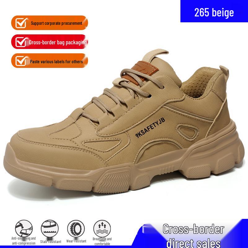 2026 Ultra-Fiber All-Season Safety Shoes: Anti-Smash, Anti-Puncture, Durable, Comfortable for Long Standing.