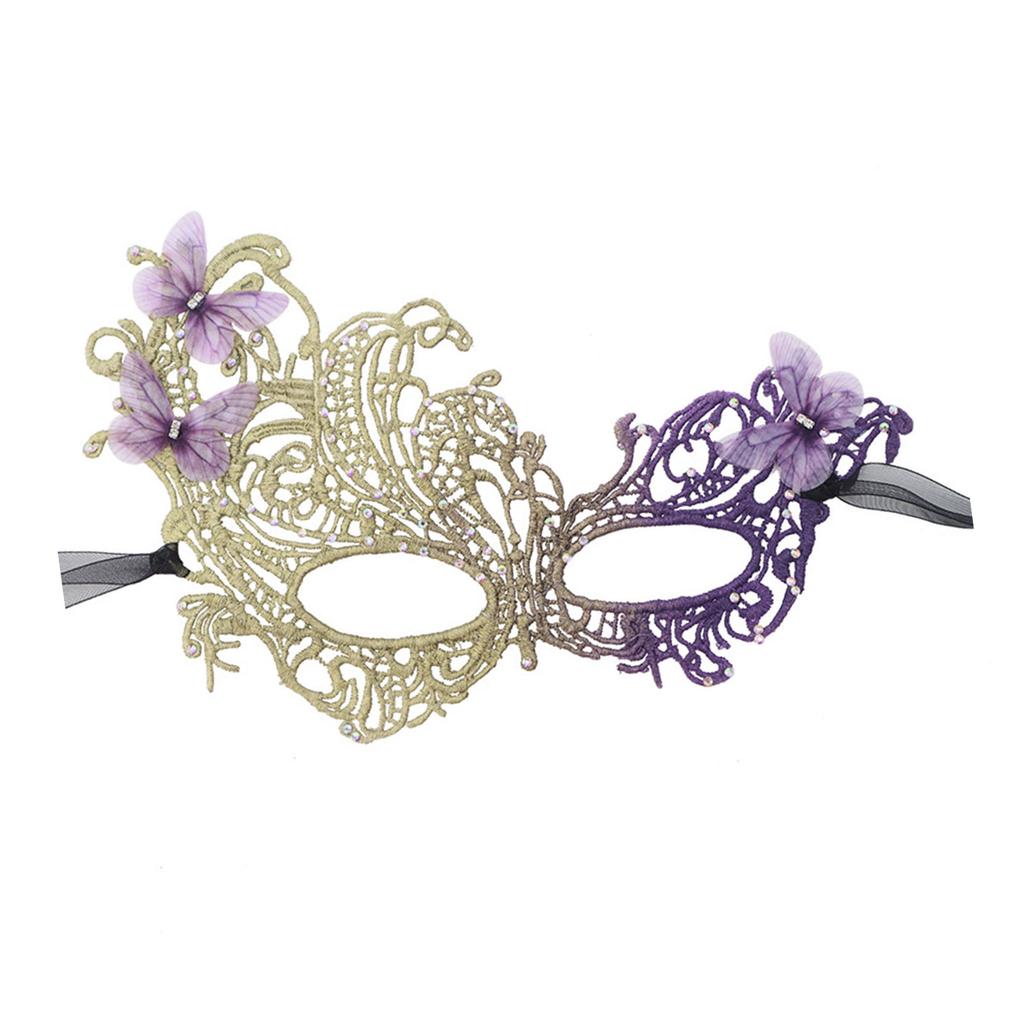 Lace Masquerades Ball Mask Mysterious Gradient Eye Cover Mask For Themed Weddings And Nightclub Event