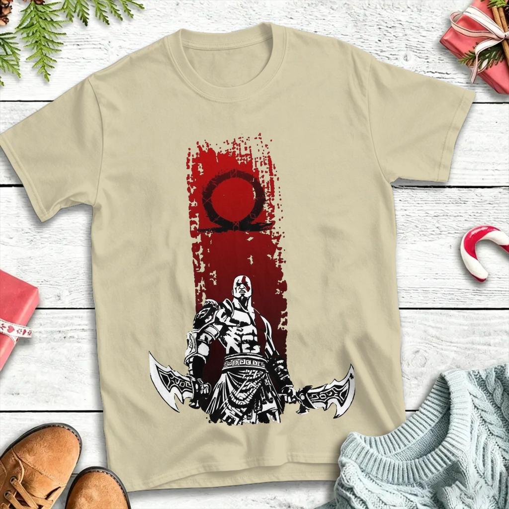 What It Is Like To Live With God Of War TShirt Summer Unisex 100 Cotton O Neck 4XL 5XL 6XL Top Tees Short Sleeve Streetwear Tops