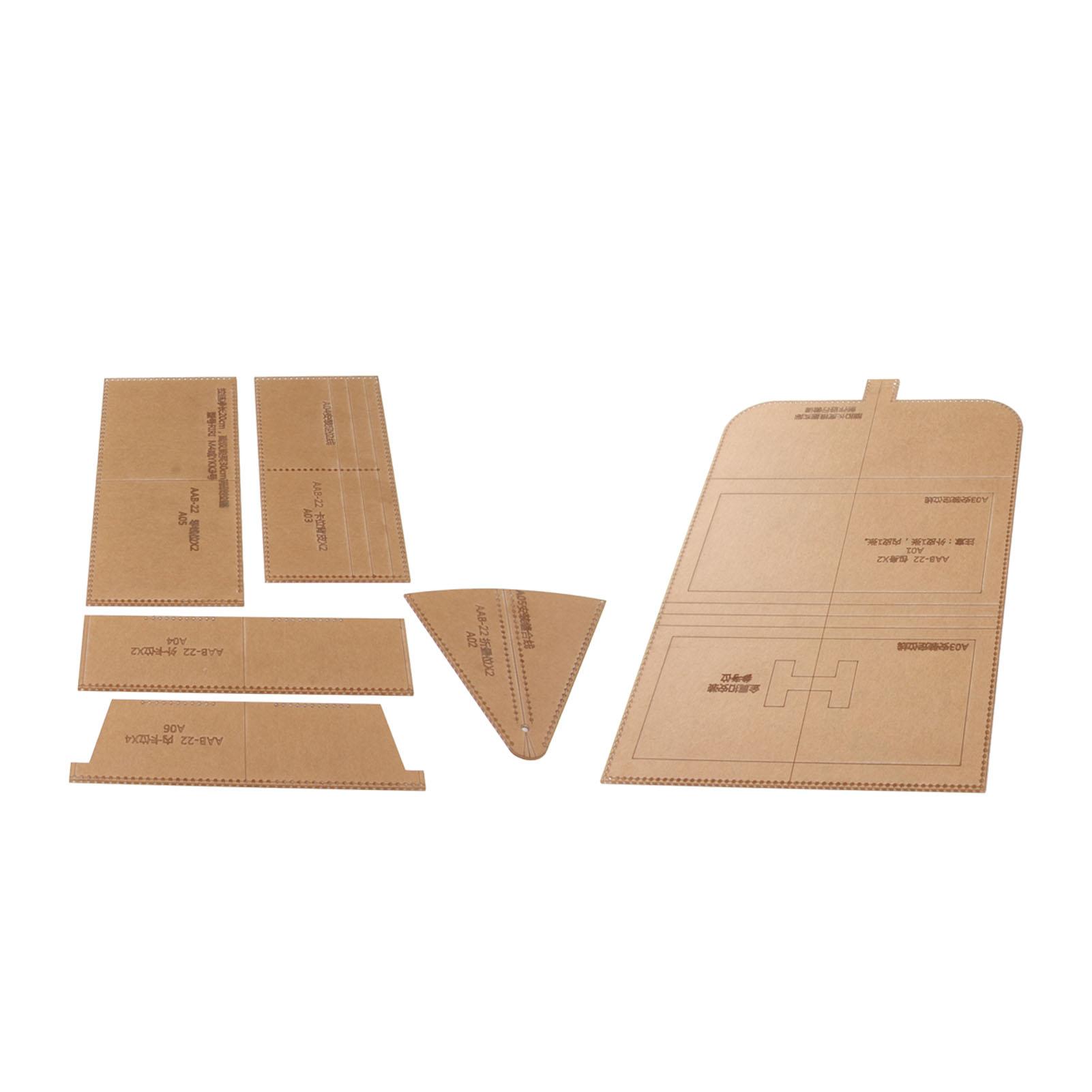 

Шаблон акрила для кошелька, трафарет для изготовления кошелька на молнии, набор акриловых шаблонов для длинных кошельков