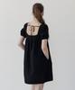 Tuddment Puff Sleeve Mini Dress Black