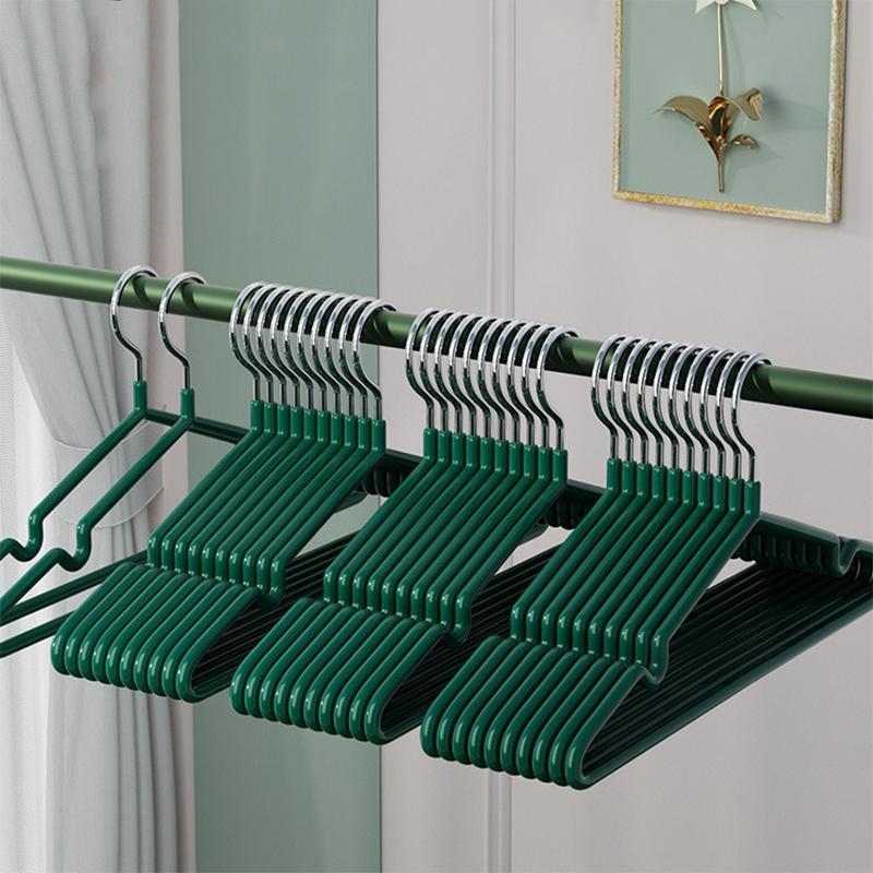 5/8pcs Hangers 8Holes Clothesline Plastic Hanger Non-slip Stainless Steel Pants Clip Portable Household Essentials Dormitory TMZ