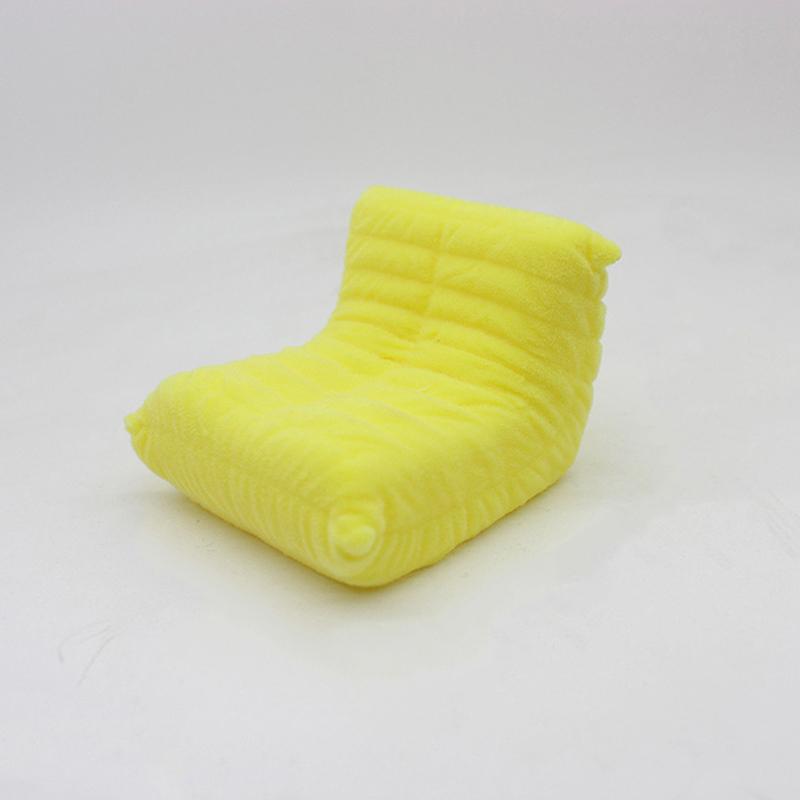 1:12 Dollhouse Miniature Mini Single Sofa Caterpillar Sofa Model Furniture Decoration Accessories Toys