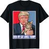 Selbst meine Katze liebt Trump, Trump Katze Porträt Pop Art Herren Damen T-Shirt