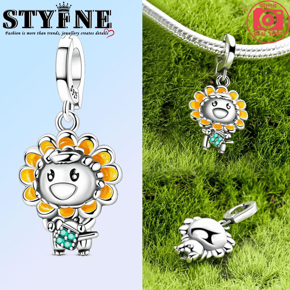 Copper Strawberry Rabbit Painter Doll Fox Charms Beads Fit Original Bracelet Necklace Fine Jewelry Women Diy Gifts