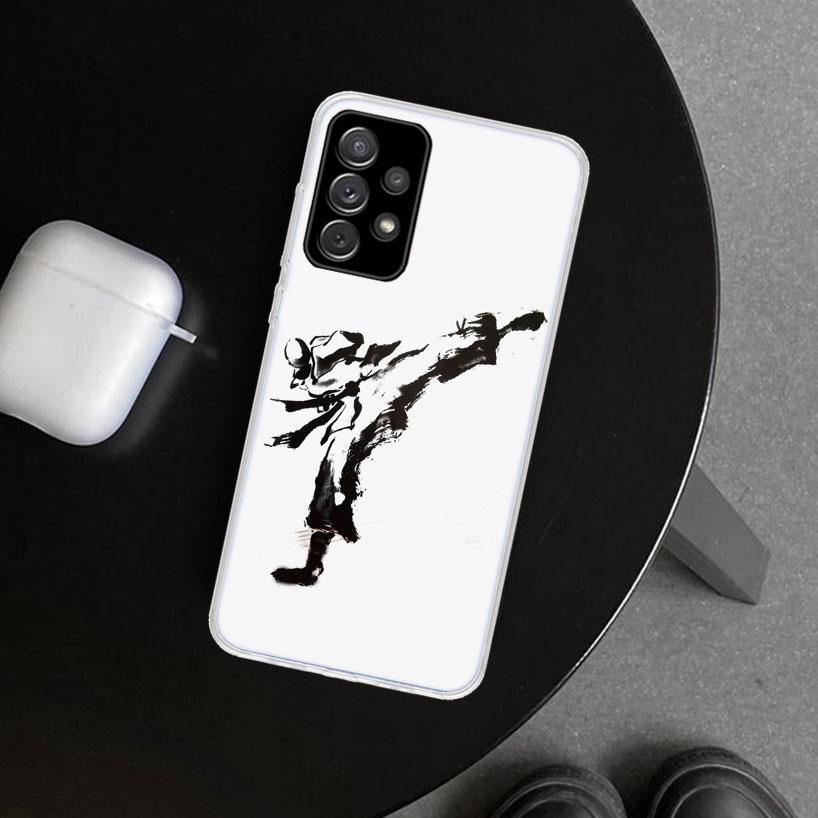 Oyama Kyokushin Karate Phone Case Cover for Samsung Galaxy A12 A22 A32 A52 A72 A02S A51 A50S A31 A20S A10S Note 20 Ultra 10 Plus