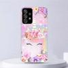 Pink Unicorn Rainbow Soft Case For Samsung Galaxy A15 A14 A13 A12 A55 A54 A53 A52 Phone Cover A35 A32 A33 A25 A23 A22 A05S A04S