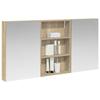 Bathroom Cabinet Set 3 Pcs 120 X 10.5 X 60.5 Cm Particleboard