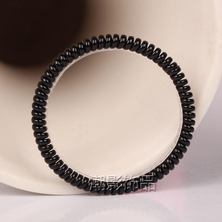 Fir telefonic cu bobină subțire, Fir telefonic cu cap de legătură mare