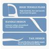 2pcs dental floss dispenser pack of 10 - High-quality creative toothpick organizer for home use-Portable mini floss storage case
