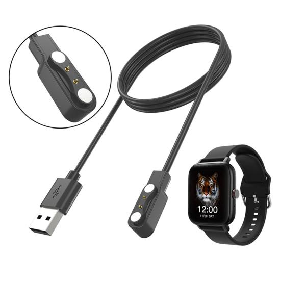 Magnetic Charging Cable for Colmi P8 MAX 2022 Smart Watch Charger 2-Pin Smartwatch USB Charging Cord Replacement Watch Accessories