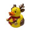 Christmas Duck Statues Animal Figurines Sculptures Desktop Ornament for Bookshelf Home Decors Collectible Figurines