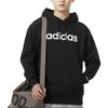 adidas American Vintage Solid Color Hooded Pullover Casual Long Sleeve Sweatshirt Men Sweatshirt Black JF3320
