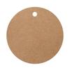 Kraft Paper Round Hang Tag: Retro Gift Decoration Label & Message Card