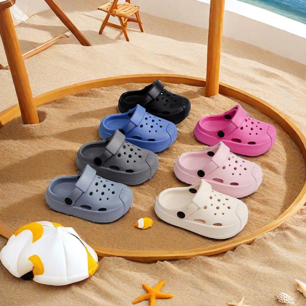 

Children s children s slippers non-slip baby outdoor indoor EVA non-slip heel with cool slippers do not stink feet 18/19