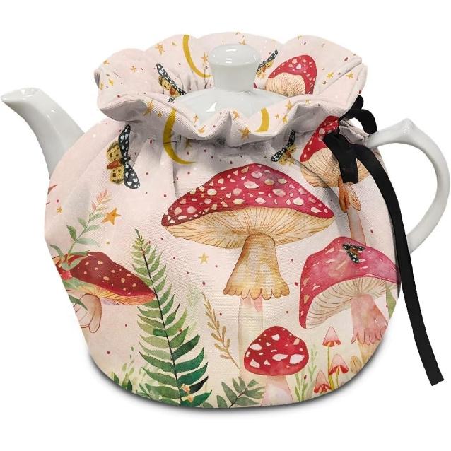 Xoenoiee Tea Pot Cosy Cotton Tea Cozy for Teapots Dust Cover ulated Kettle Cover Teapot Warmer for Home Kitchen Decorative Accessories Tea Time