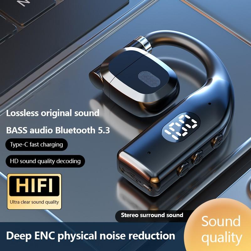 

TWS Bluetooth наушники беспроводные одно ухо подвесные наушники без вкладышей бизнес-спорт OWS HD игры удобный спорт