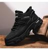 Men's High-Top Autumn 2025 British Workwear & Sports Boots – Trendy, Fleece-Lined, Winter Cotton Shoes