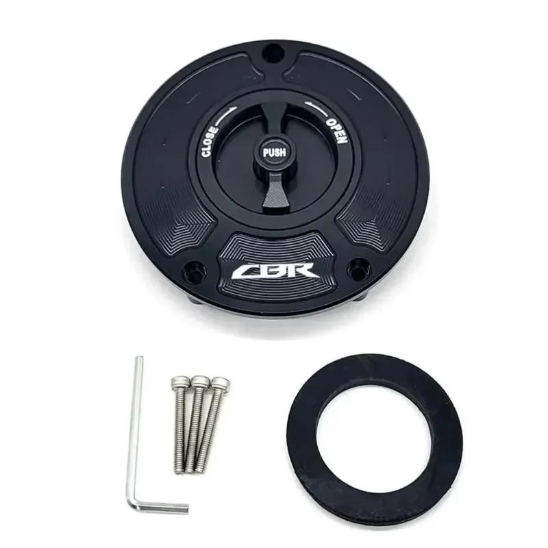 CNC Aluminum Keyless For Honda CBR 600 F4 F3 F2 1991-2008 Motorcycle Accessories Fuel Gas Tank Cap Cover