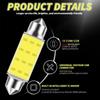 Automotive LED Dual Row Reading Lights High Brightness Overhead Lights COB Indicator Lights Automotive Lighting Accessories