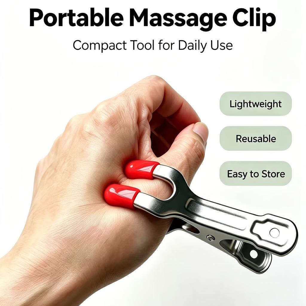 24pcs Tiger Mouth Massage Clips, Finger Massage Clips, Ear Massage Clips, Acupoint Massage Clips for Meridian Regulation, Used for Muscle Relaxation