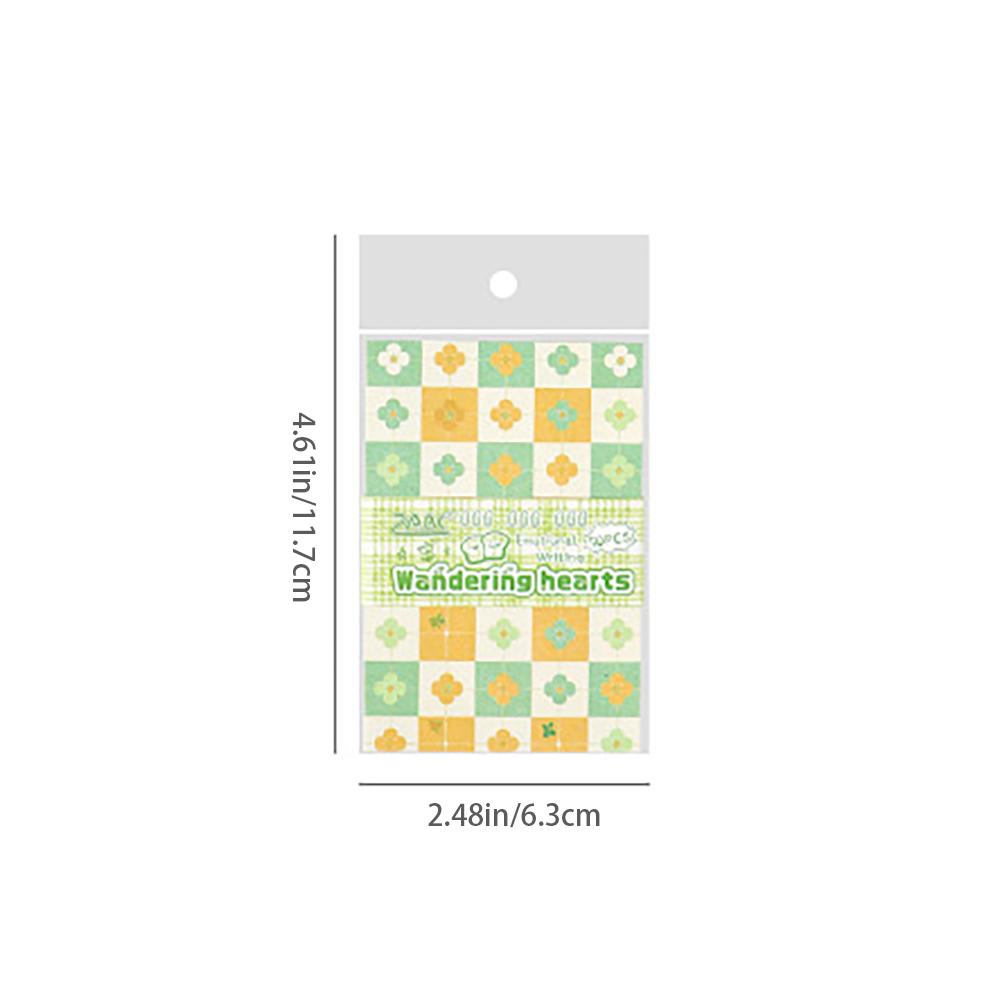 50 sheets of emotion writing decoration base, handmade notebook, retro note paper, non stick material paper