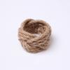 2/4/6Pcs Hand Woven Handmade Napkin Ring Retro Jute Napkin Buckles Holder Wedding Birthday Party Dinner Table Decoration
