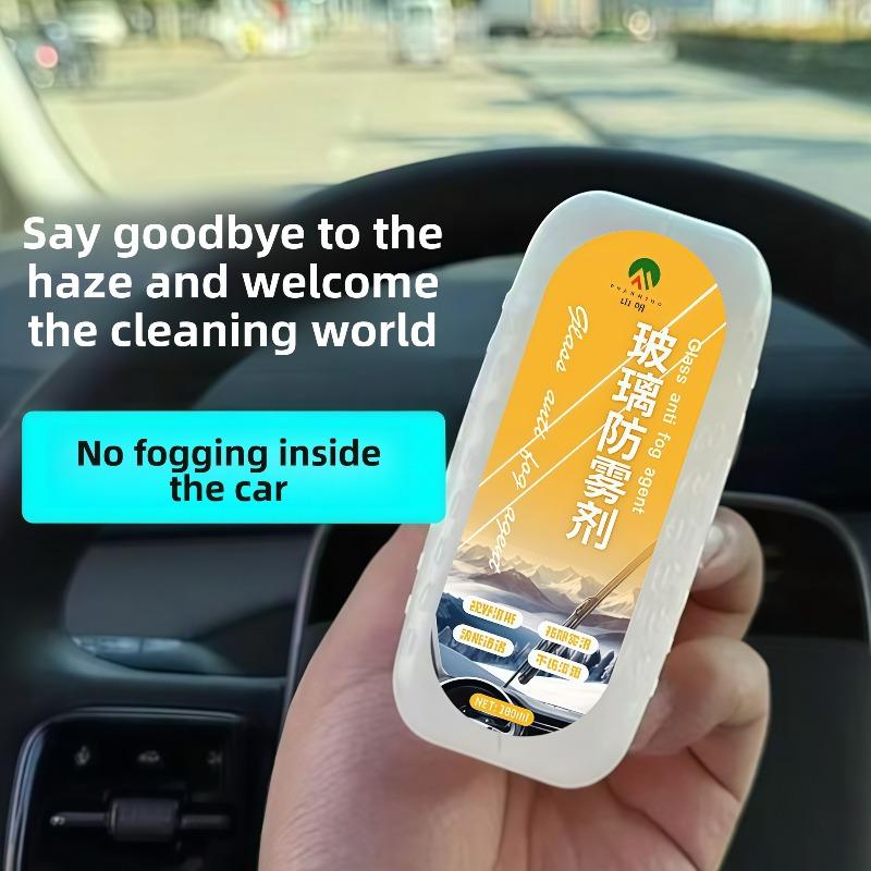 Car Glass Anti-fogging Agent, Car Oil Film Cleaner, Front Windshield and Rearview Mirror Anti-fogging Agent