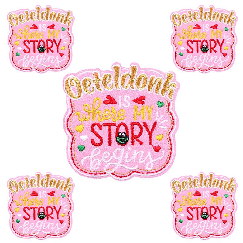 10pcs Wholesale Netherland Carnival Oeteldonk Emblem Patch Embroidered Patches For Clothes Iron On Patches For Clothing Sew 
