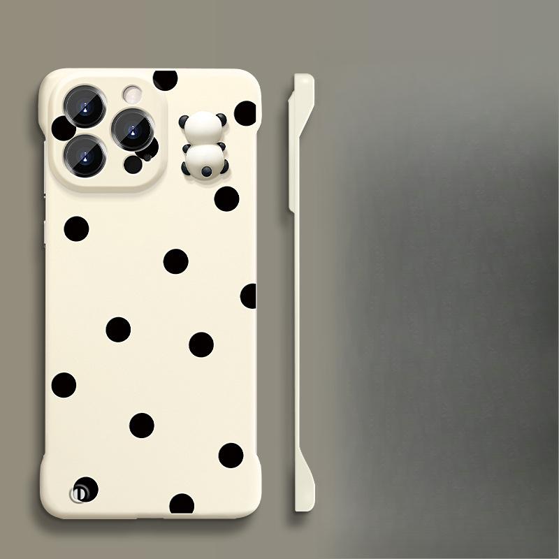 

Подставка-бант «Кукла в горошек» подходит для чехлов для телефонов Apple 13, 14PRO, безрамочных, 15 ультратонких, 12 с ощущением «голого корпуса» Redmi K40/K40 Pro