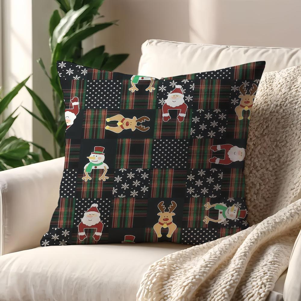 Christmas Nutcracker Cushion Cover Best Home Office Coffee Pillow Sofa Printing Decoration Room Shop Car Nordic Simplicity Hit