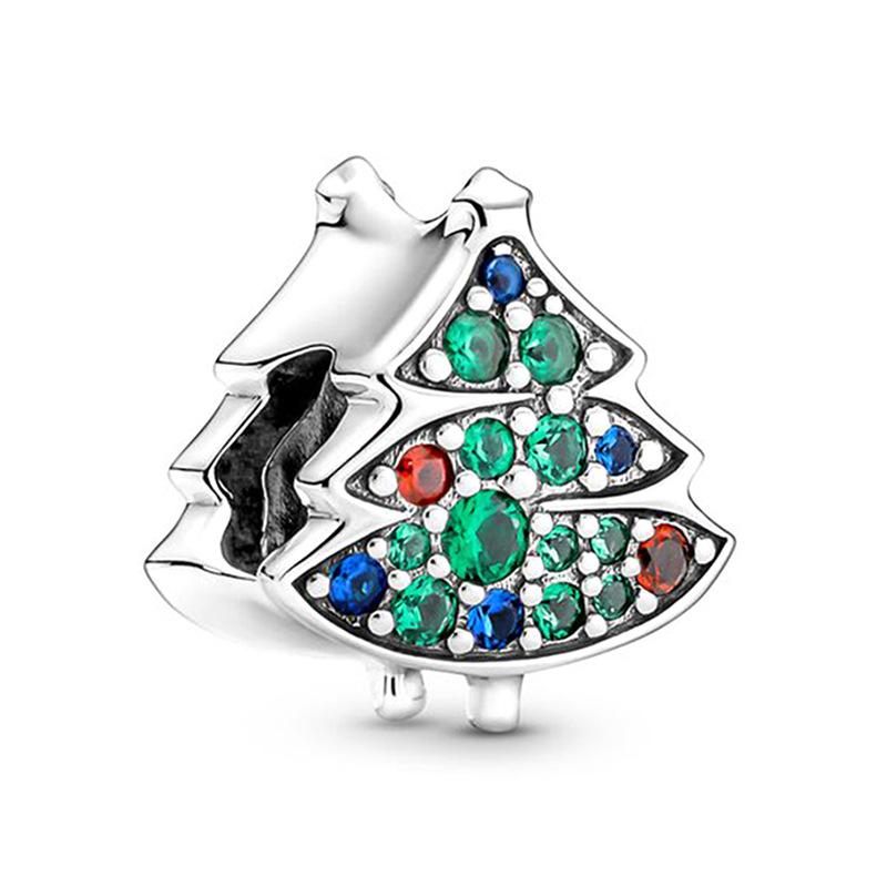 Christmas Series Alloy Santa Claus Beads For DIY pulsera Bracelet necklace accessories Women Fine Jewelry Gifts