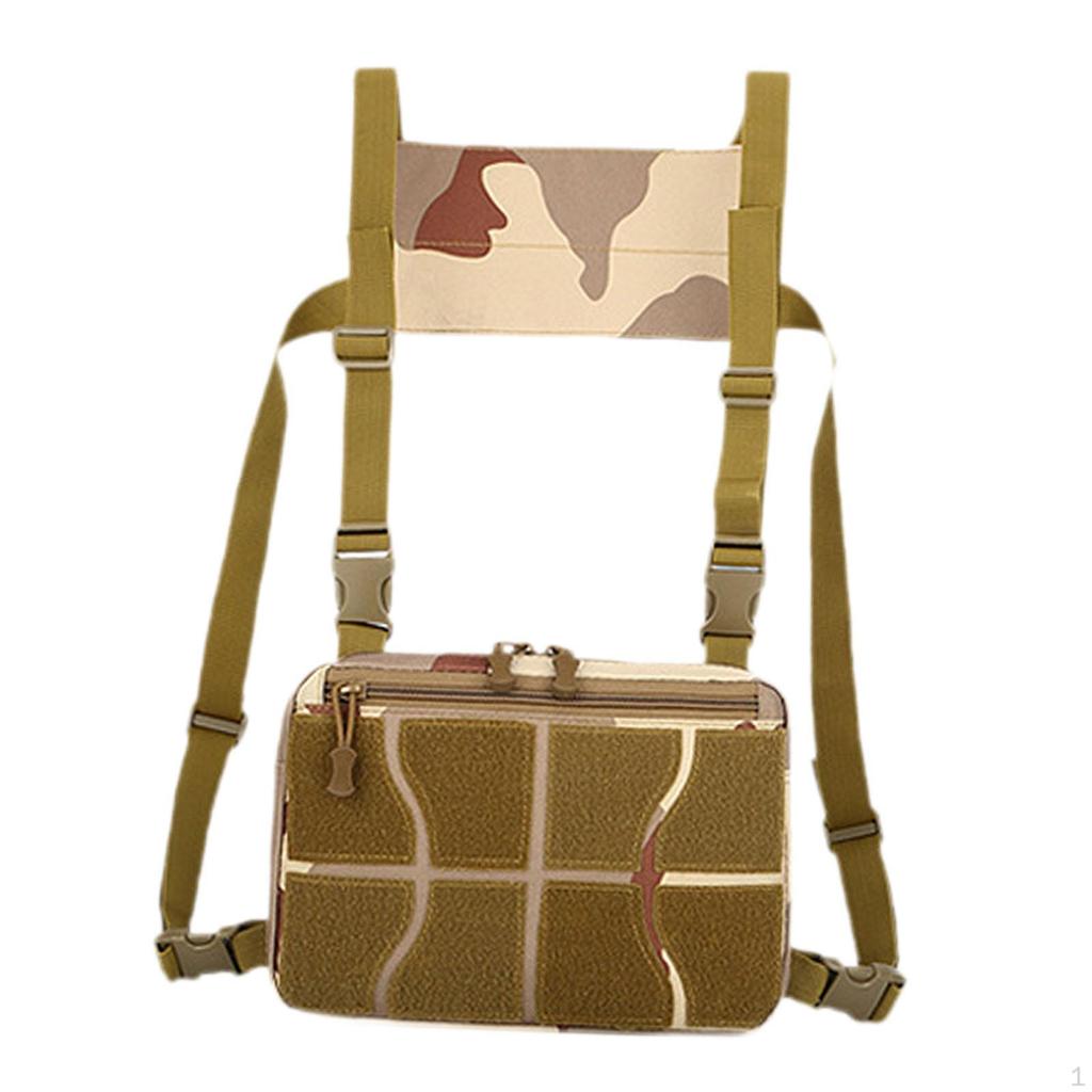 Chest Rig Bag Practical Multifunction Outdoor Pack for Hiking Fishing Travel