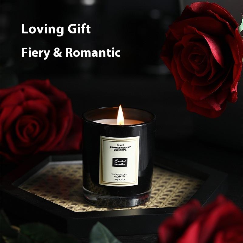 Romantic Scented Candle Cup Wax High-end Bedroom Atmosphere Ornament
