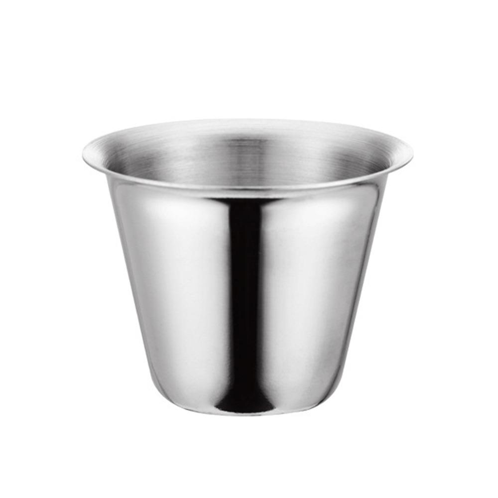 304 Stainless Steel Seasoning Dish Mustard/Salad/Tomato Fries Ketchup Sauce Cup Multifunctional Silver Gold Condiment Container
