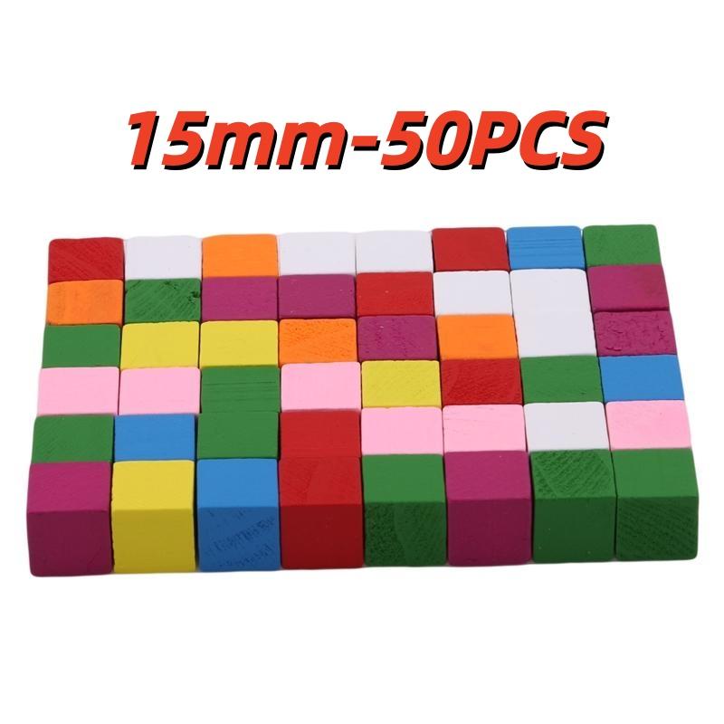 Colorful Cubes Block Toy Spatial Logical Thinking Training Game Rainbow Stacking Blocks Math Educational Toys For Child