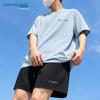 Jeanswest Men's Letter Print Cotton T-shirt & Shorts Set