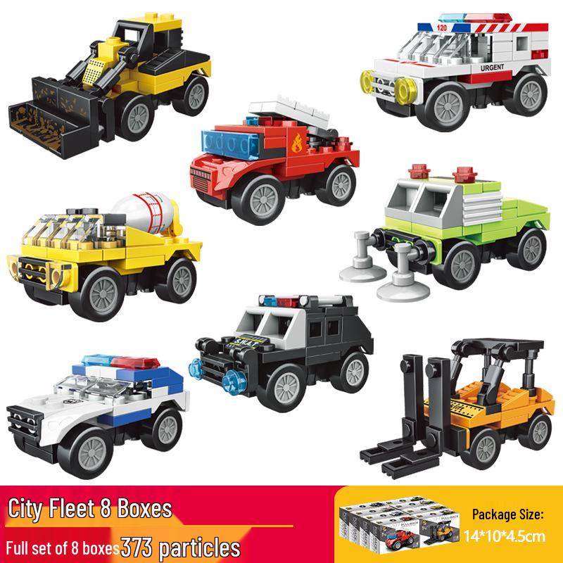 Fang Cheng Educational Building Blocks City Guard Car Puzzle Toy for Boys