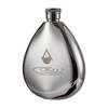 Creative Mirror And Wire DrawingWater Droplet Shape Hidden Hip Flasks With Funnel For Men And Women Small