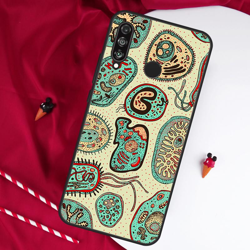 Biology Chemistry For Huawei Nova Y61 Y91 Y73 Y72 Y90 Y70 Y60 12s 12i 11i 8i 9 10 SE P60 P30 Pro P40 Lite Case