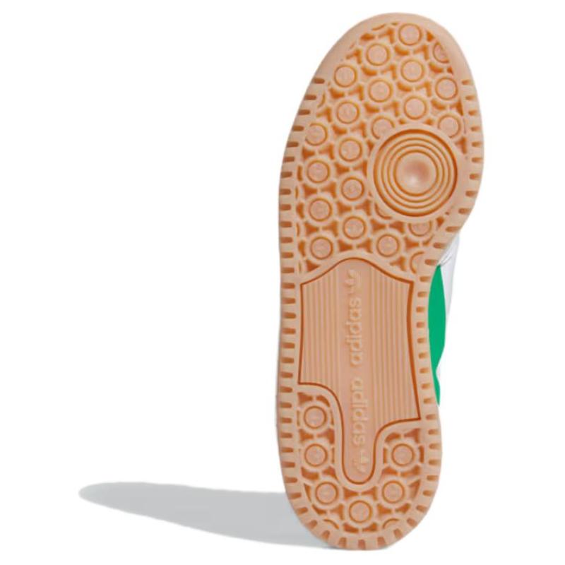 Adidas Originals FORUM Abrasion Resistant Low Top Kids' Skateboarding Shoes White Green Sneakers IH0223