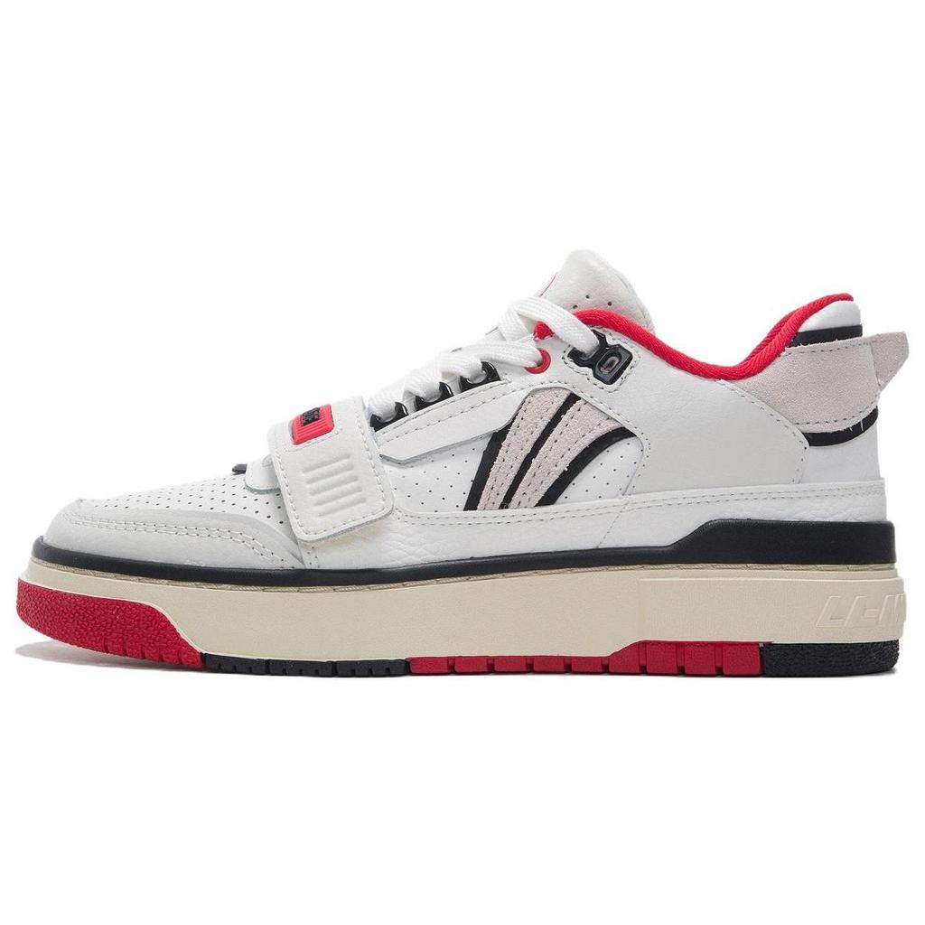 Li Ning Rookie Pe Slip Resistant Cushioning Low Top Vintage Basketball Shoes Women's Ecru ABCS028-1