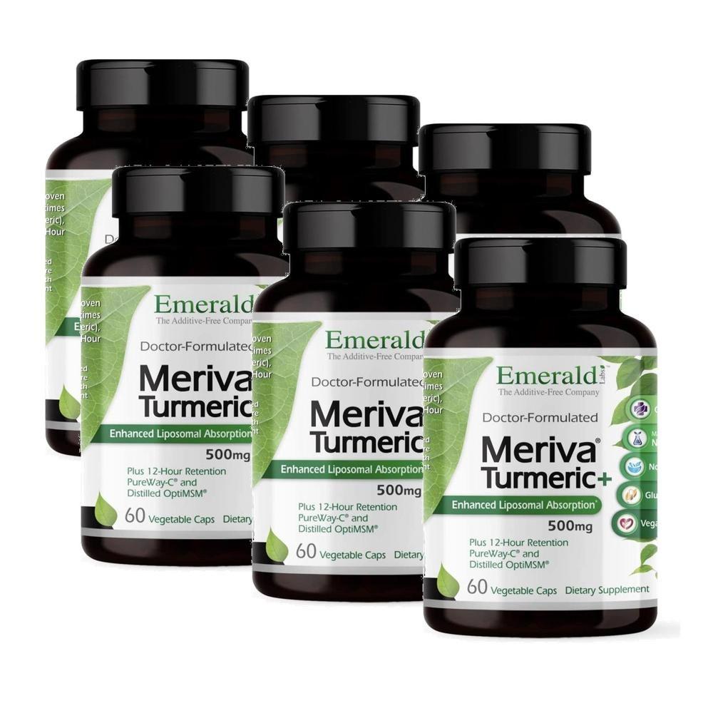 Emerald Labs Meriva Turmeric Plus Opti MSM 500mg Capsules 6 pcs (60 Tablets)