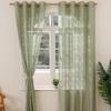 Französischer Spitzen-Transparenter Vorhang Weiß Luftige Fenstergardinen Schlafzimmer Wohnzimmer