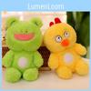 Adorable Animal Plush Toy Collection Cute Frog Stuffed Doll Soft Cuddle Pillow