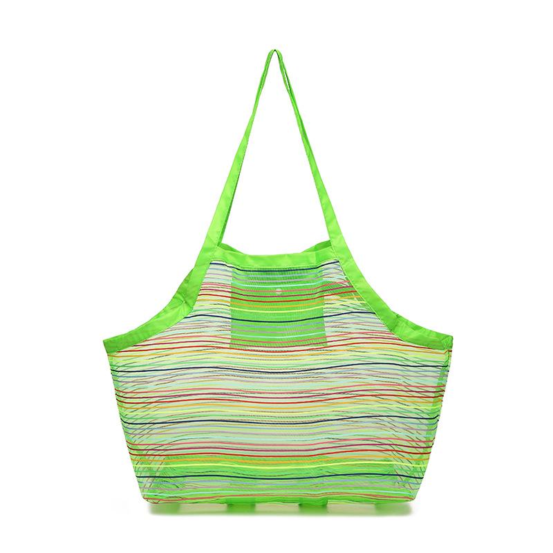 Kids' Extra Large Colorful Mesh Beach Toy Bag