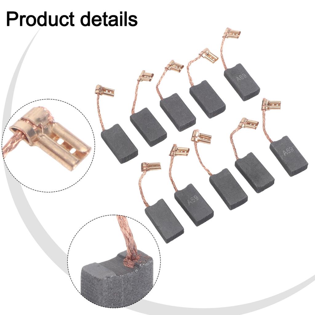 High Quality Carbon Brushes For Bosch Long Lasting Replaceable Approx 6.1cm For Drill Rotary Hammer Replacement
